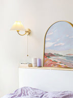 Lindenara Fabric Wall Light-Moonnatur