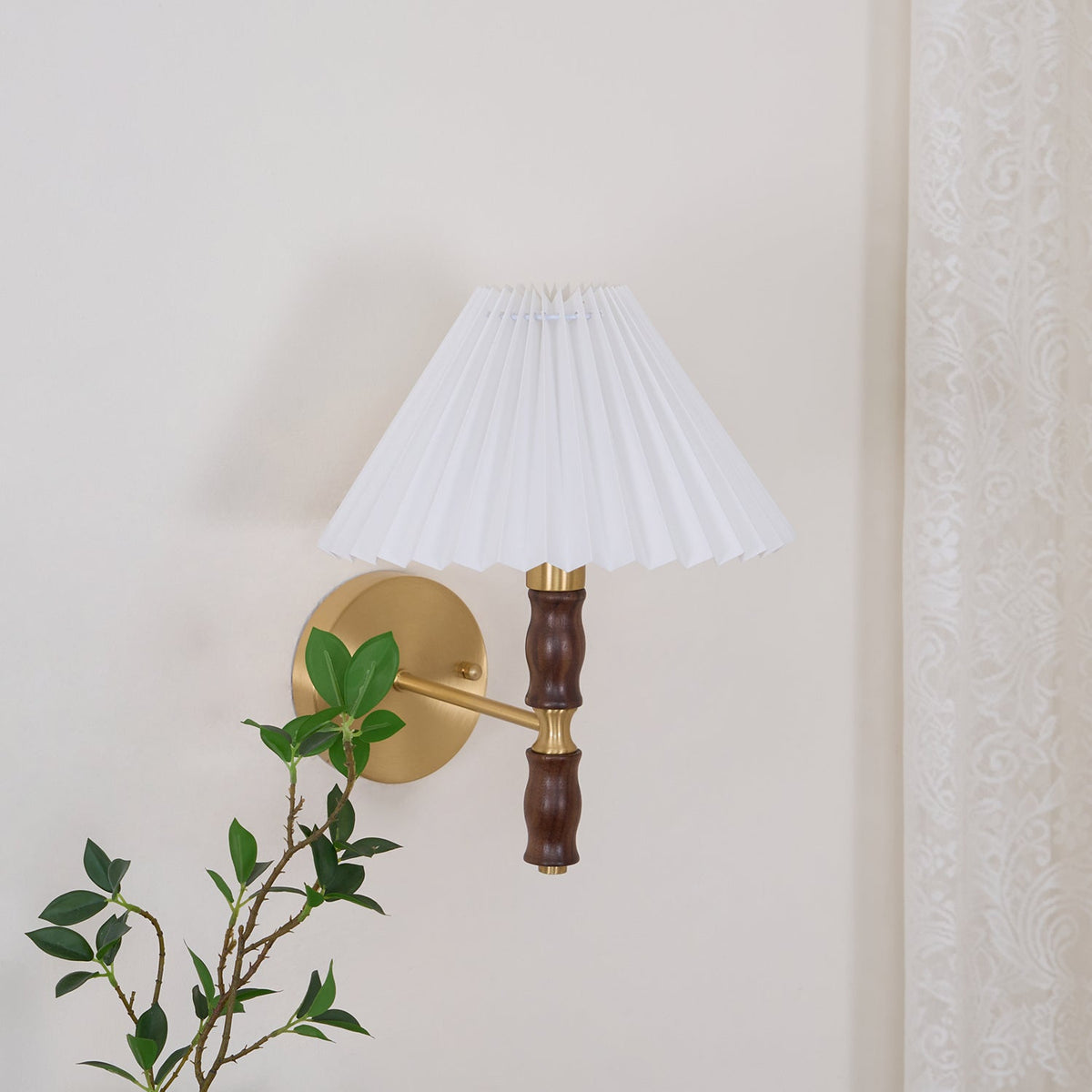Erenune Fabric Wall Light-Moonnatur