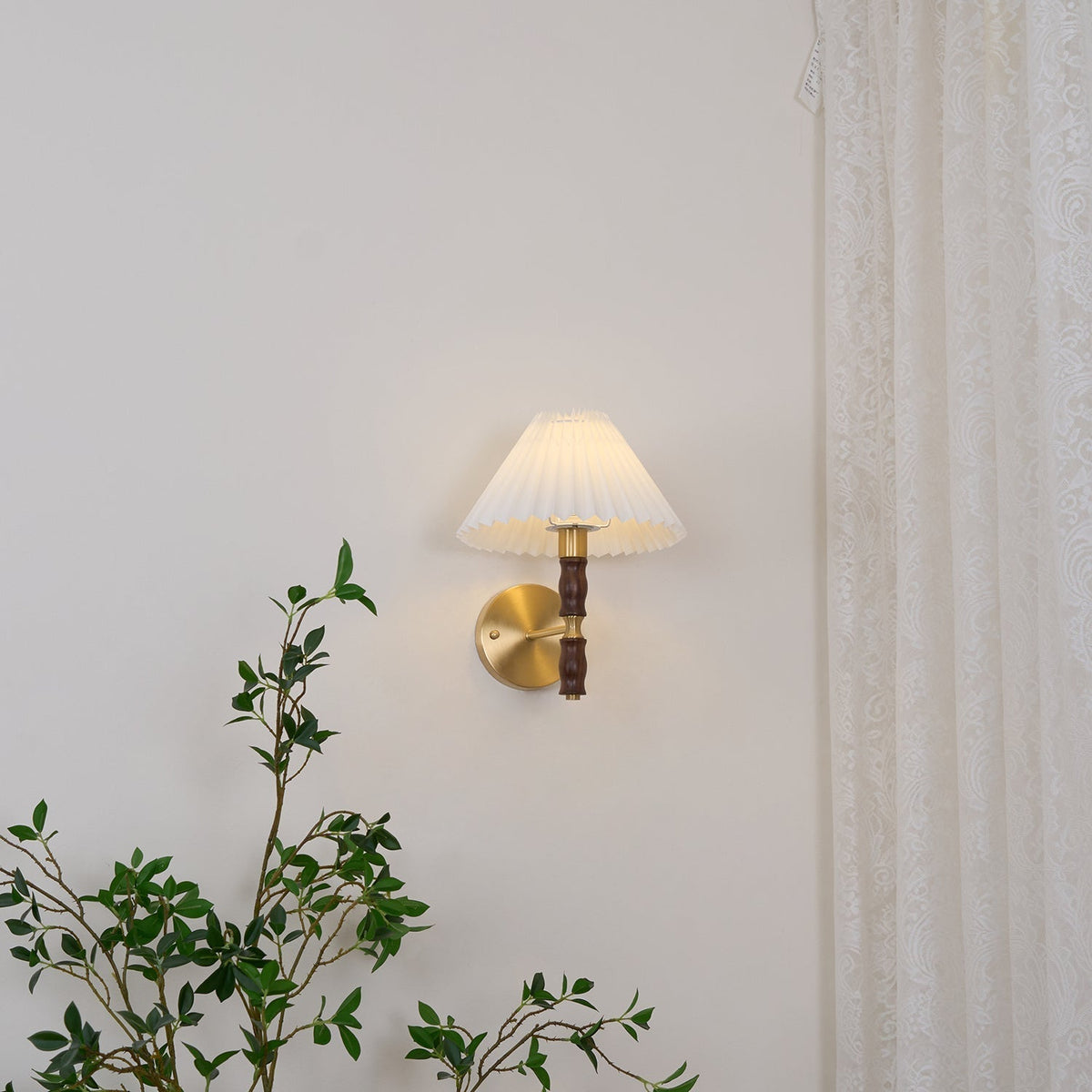 Erenune Fabric Wall Light-Moonnatur