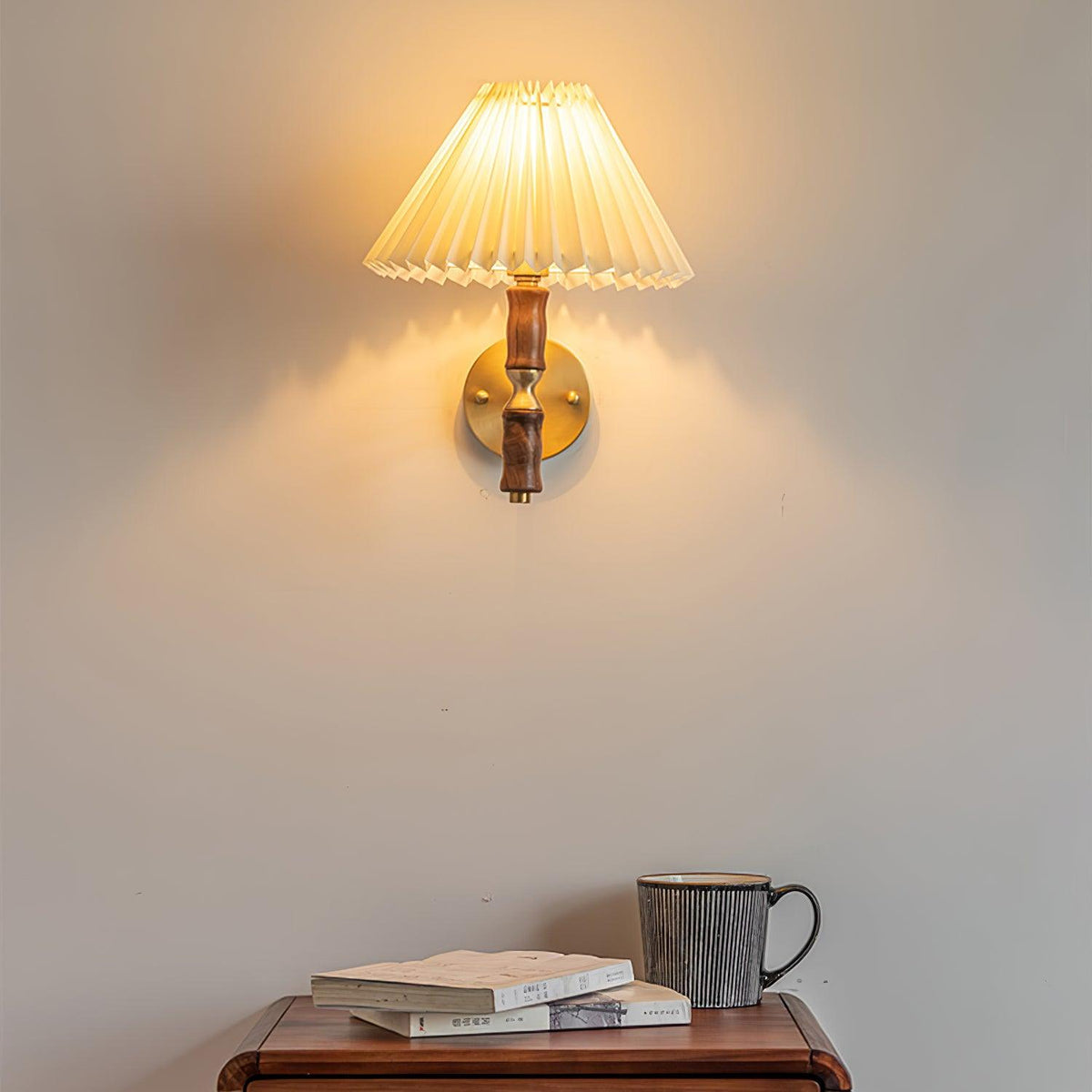 Erenune Fabric Wall Light-Moonnatur