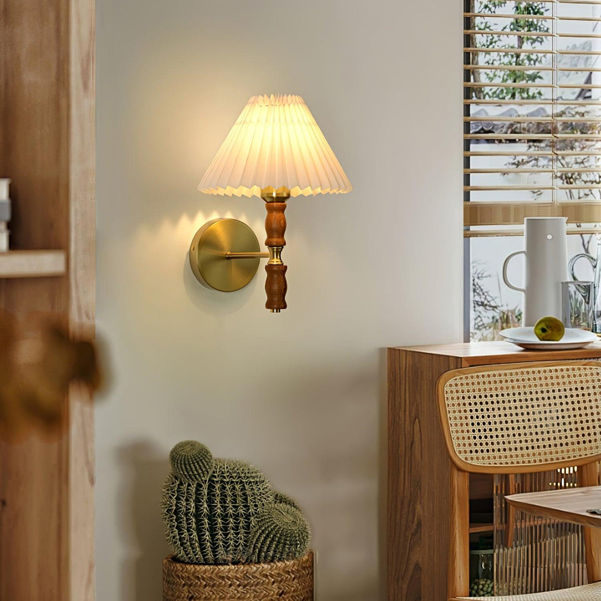 Erenune Fabric Wall Light-Moonnatur
