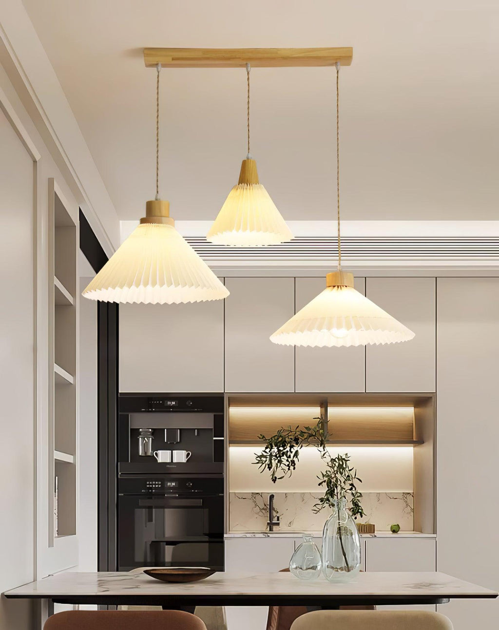 Ralenis Wood Pendant Light-Moonnatur