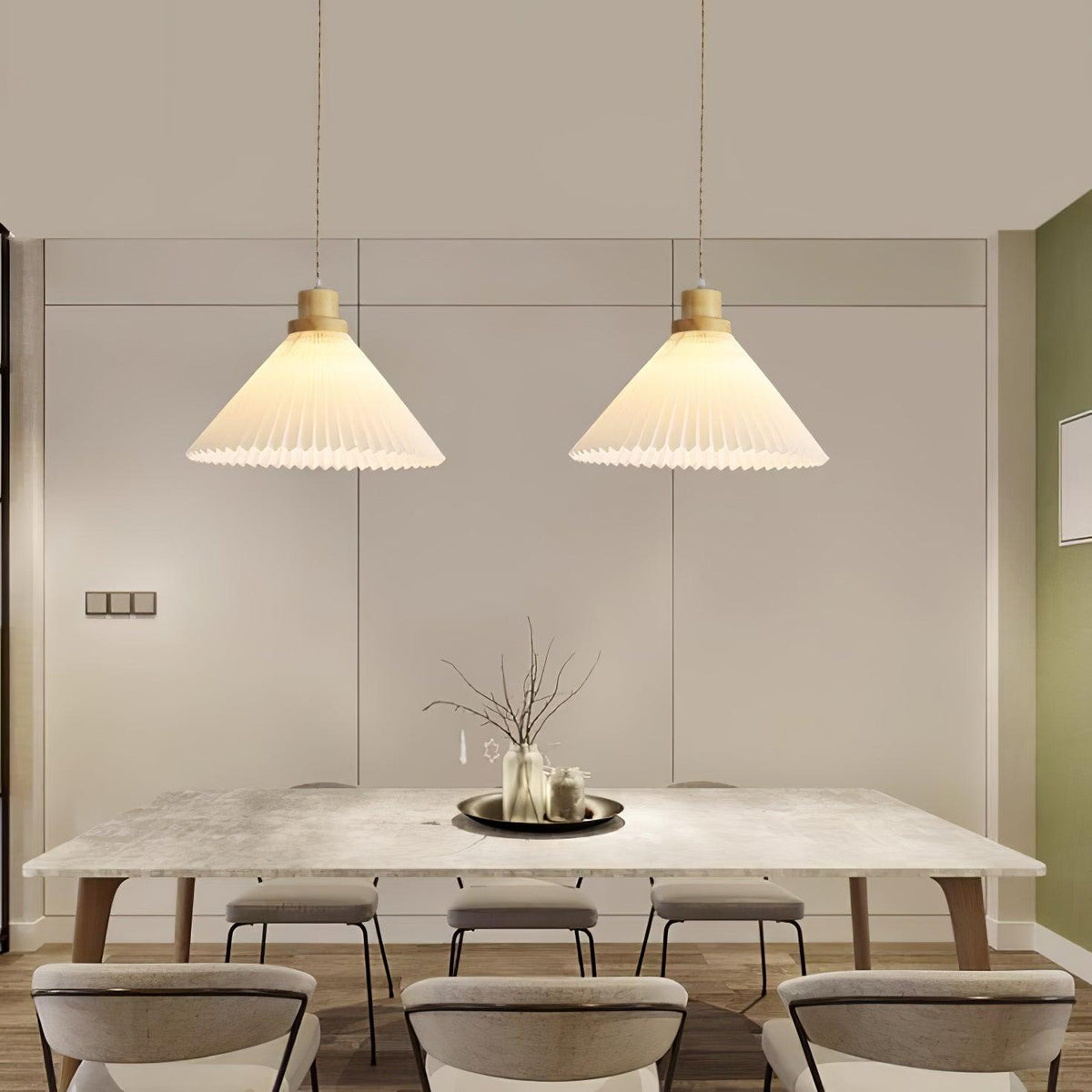 Ralenis Wood Pendant Light-Moonnatur