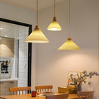 Ralenis Wood Pendant Light-Moonnatur