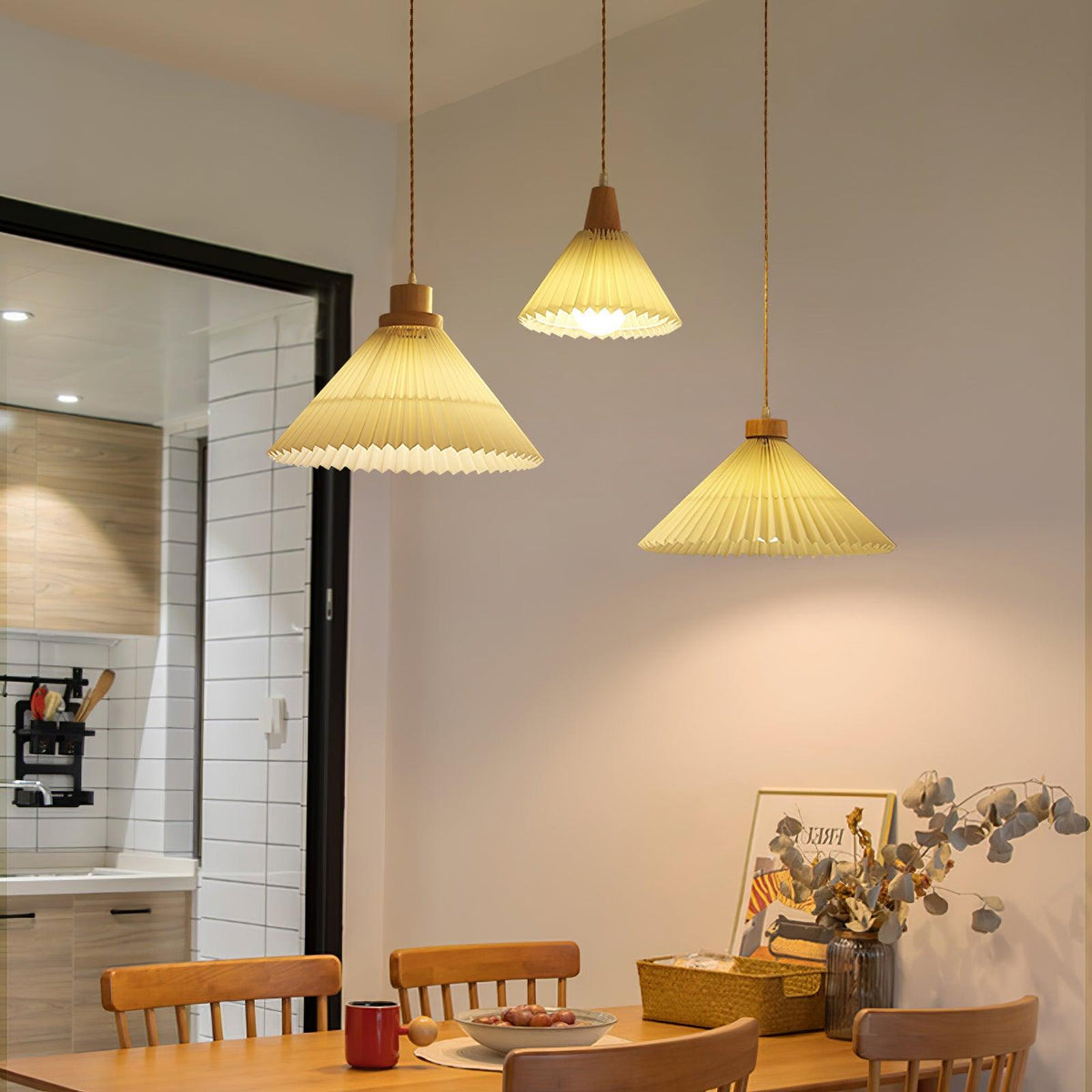 Ralenis Wood Pendant Light-Moonnatur