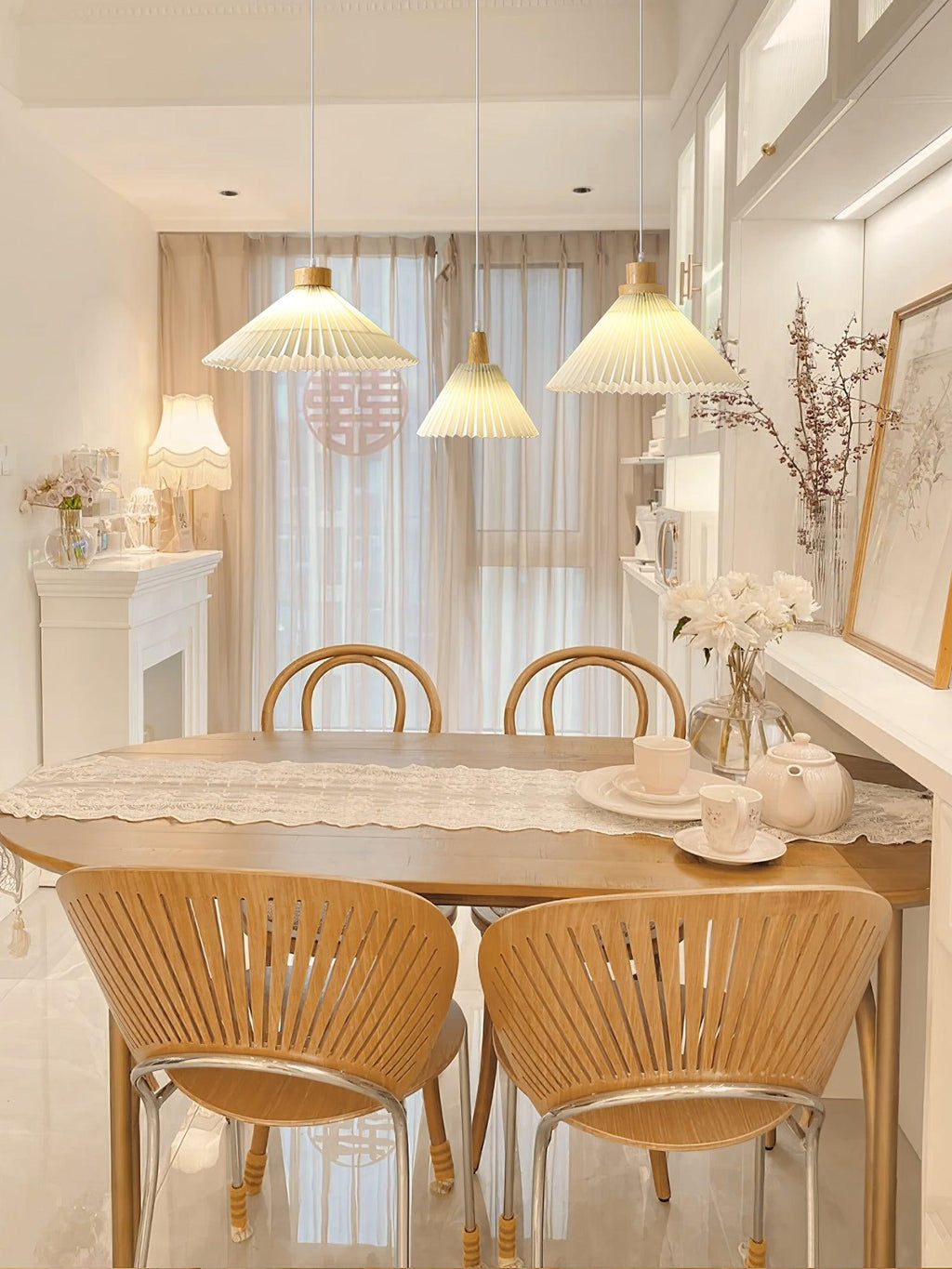 Ralenis Wood Pendant Light-Moonnatur