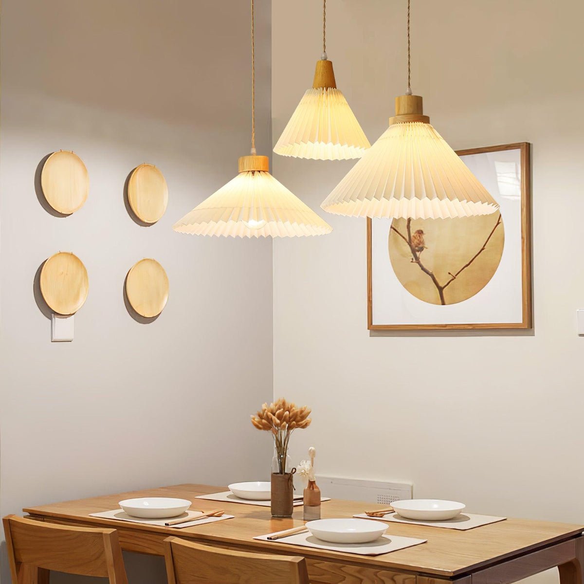 Ralenis Wood Pendant Light-Moonnatur