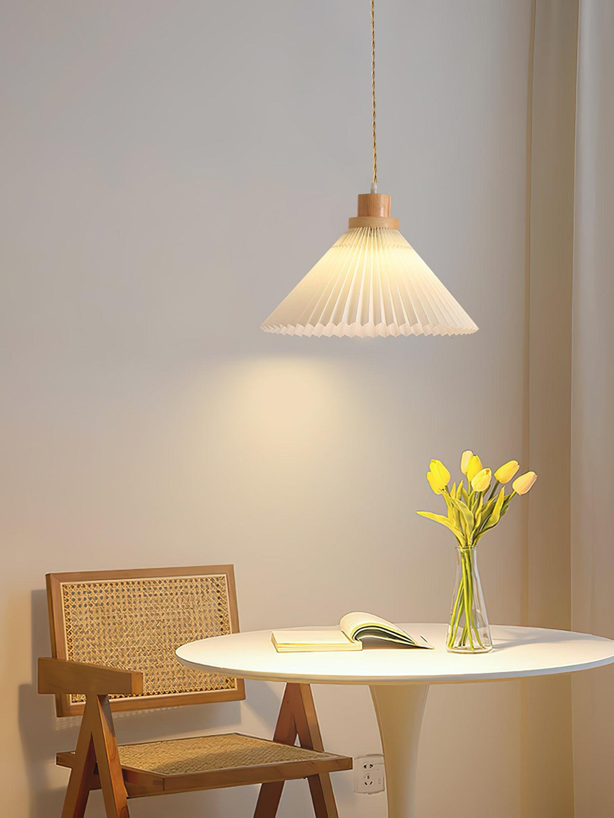 Ralenis Wood Pendant Light-Moonnatur