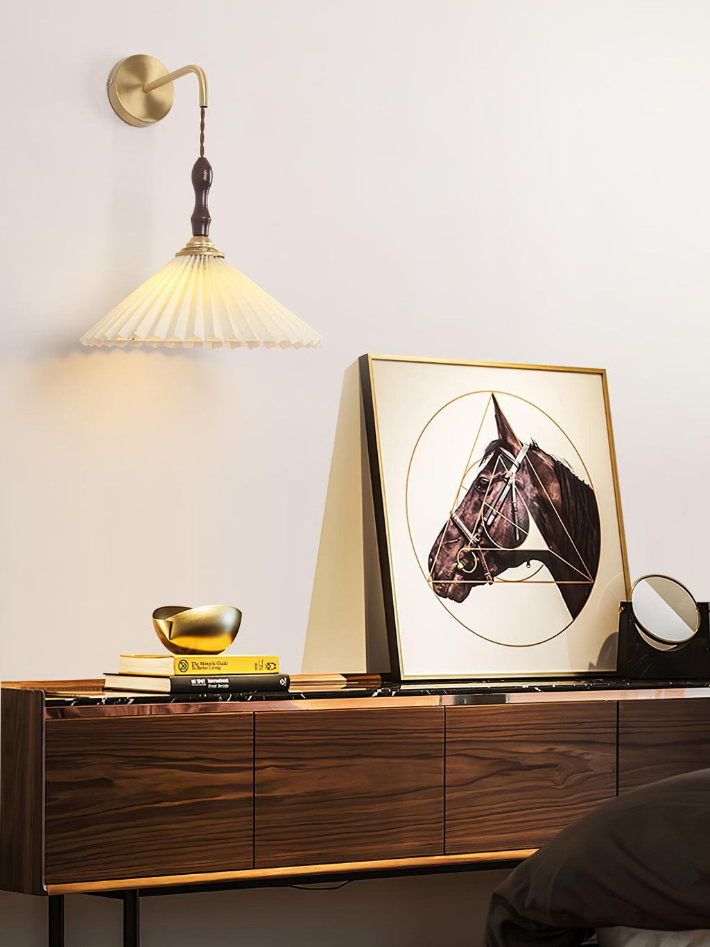 Levenelle Linen Wall Light-Moonnatur