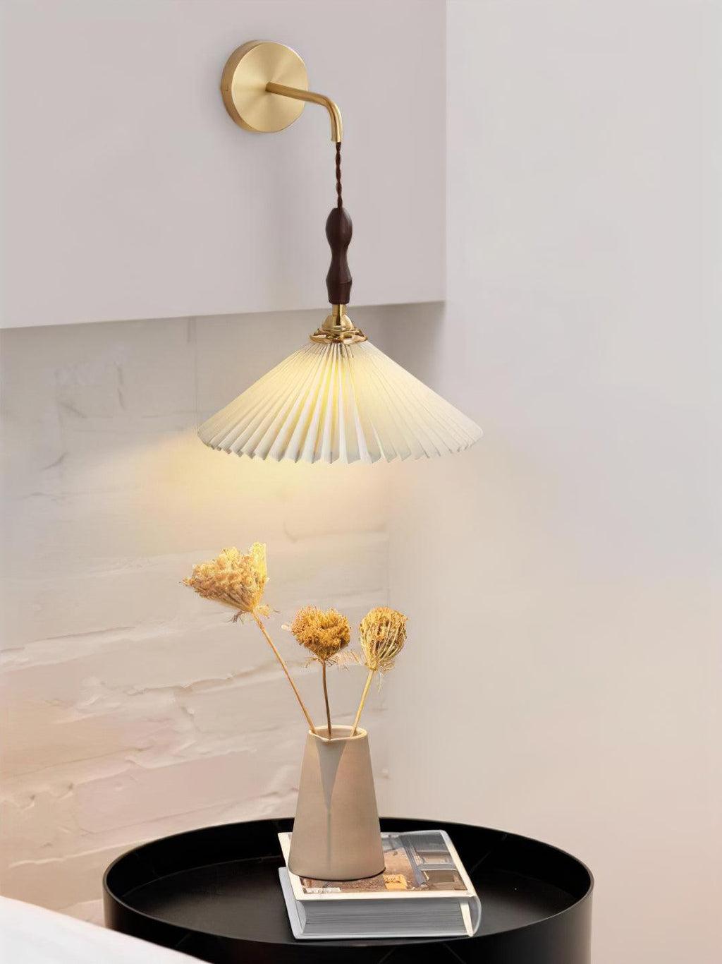 Levenelle Linen Wall Light-Moonnatur