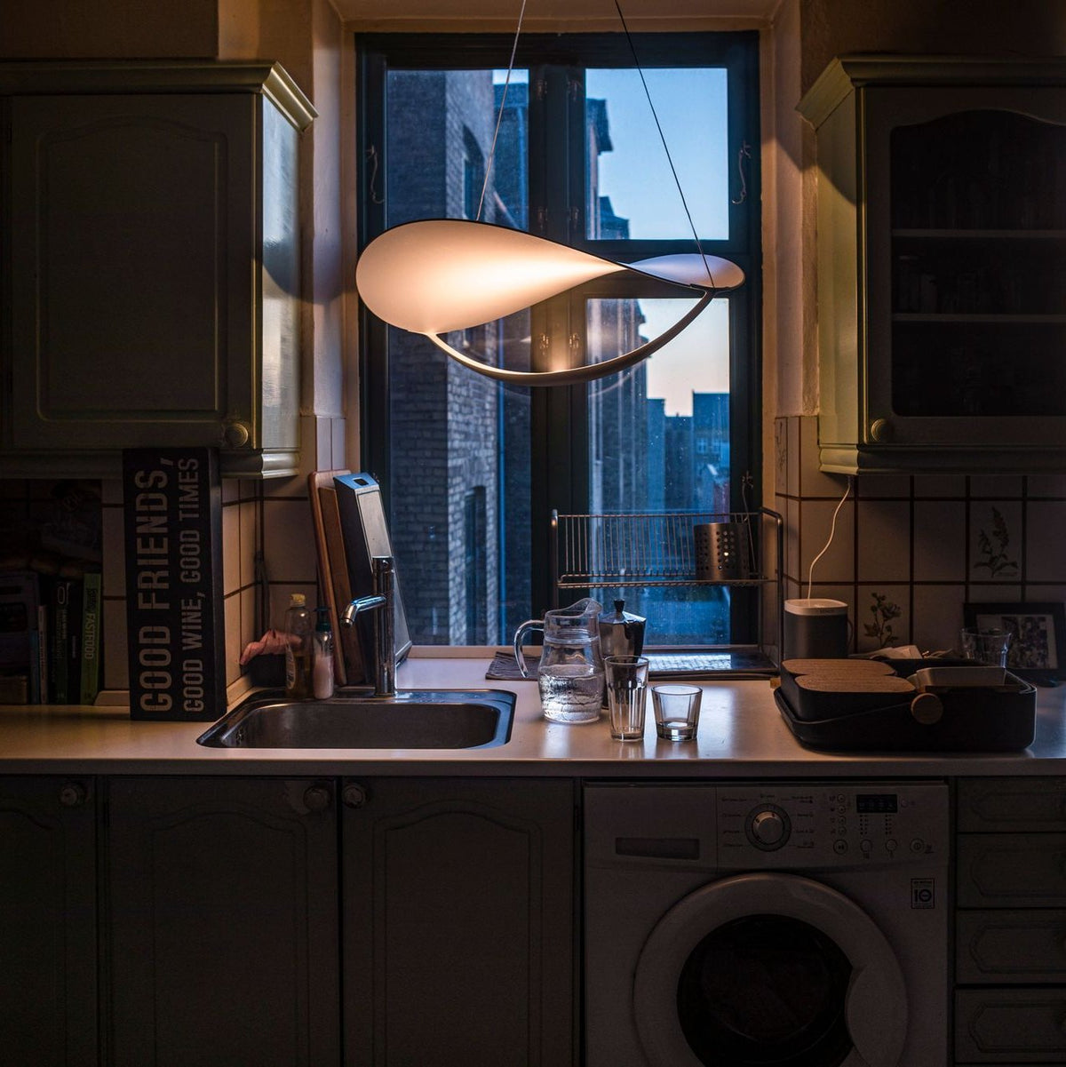 Sylvenwyn PVC Pendant Light-Moonnatur