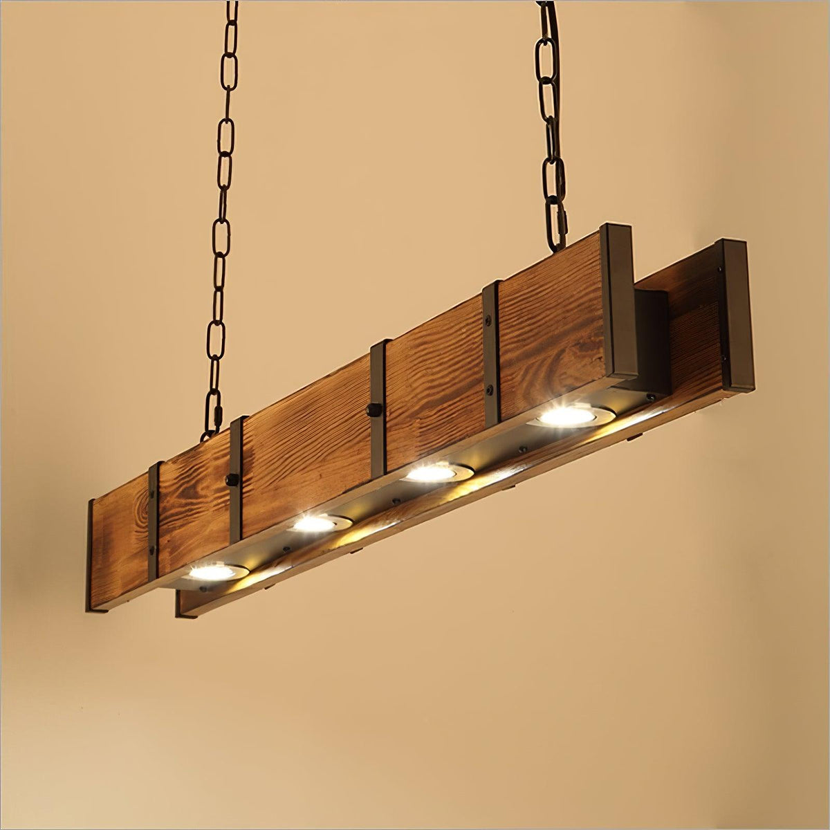 Arlenune Wood Chandelier-Moonnatur