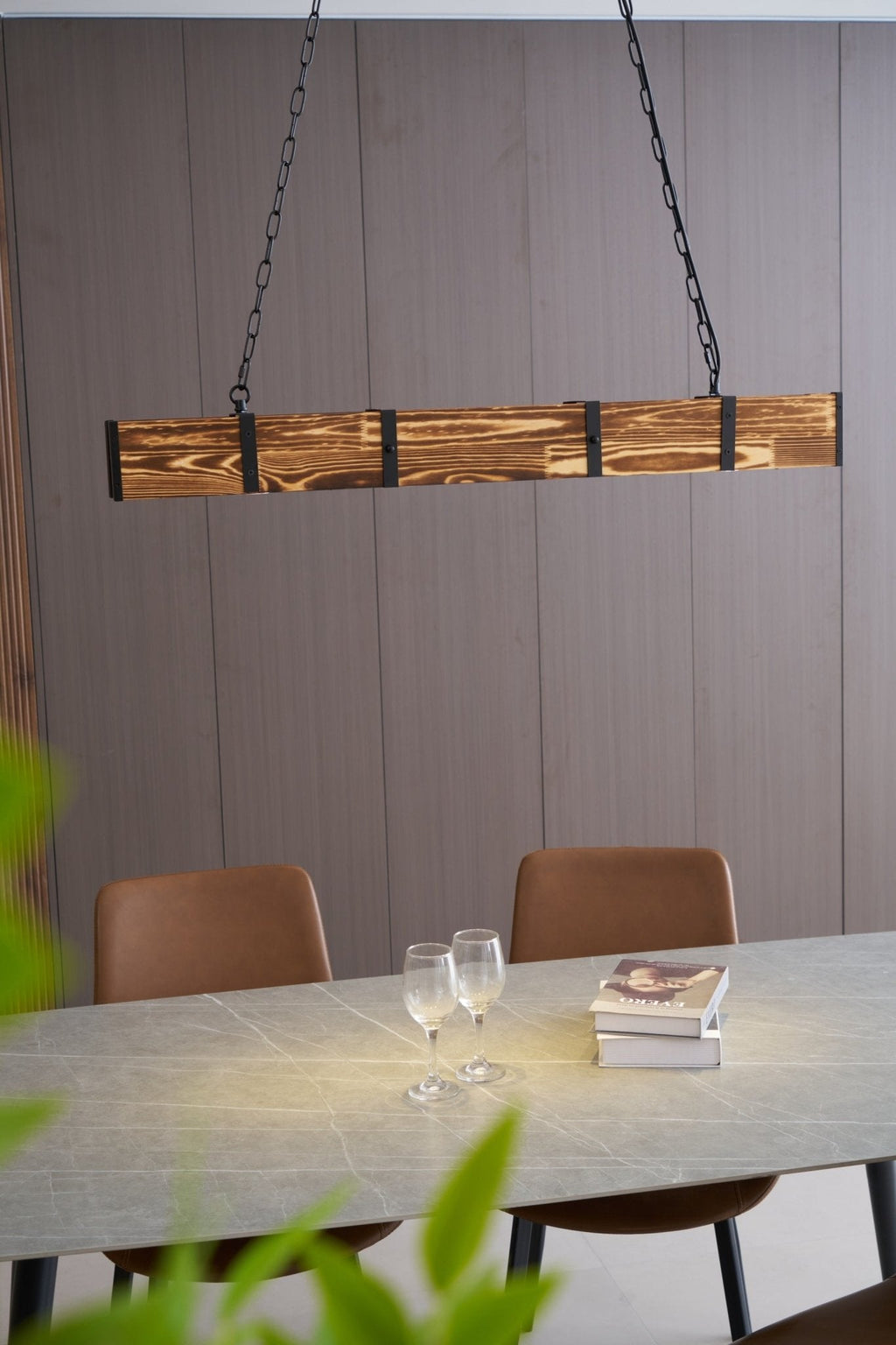 Arlenune Wood Chandelier-Moonnatur