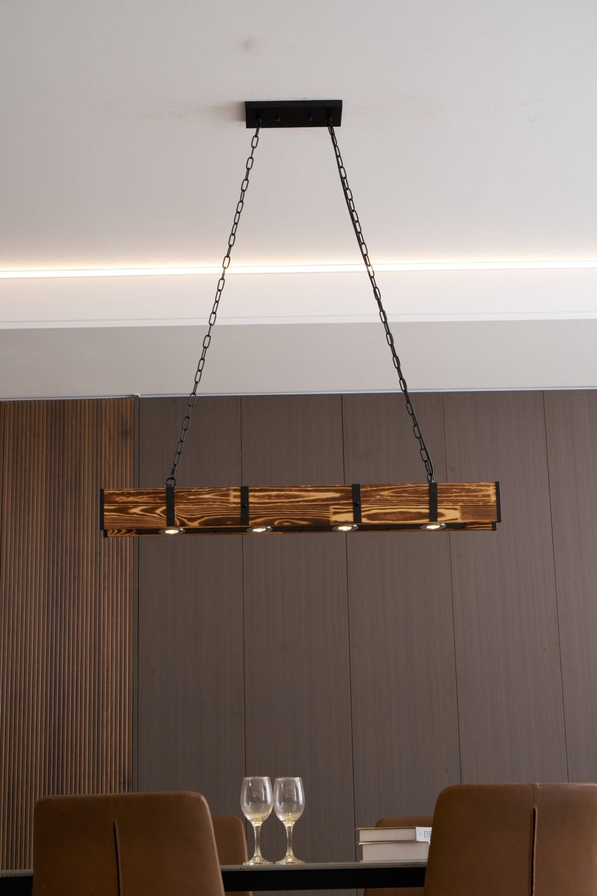 Arlenune Wood Chandelier-Moonnatur