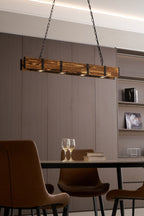 Arlenune Wood Chandelier-Moonnatur