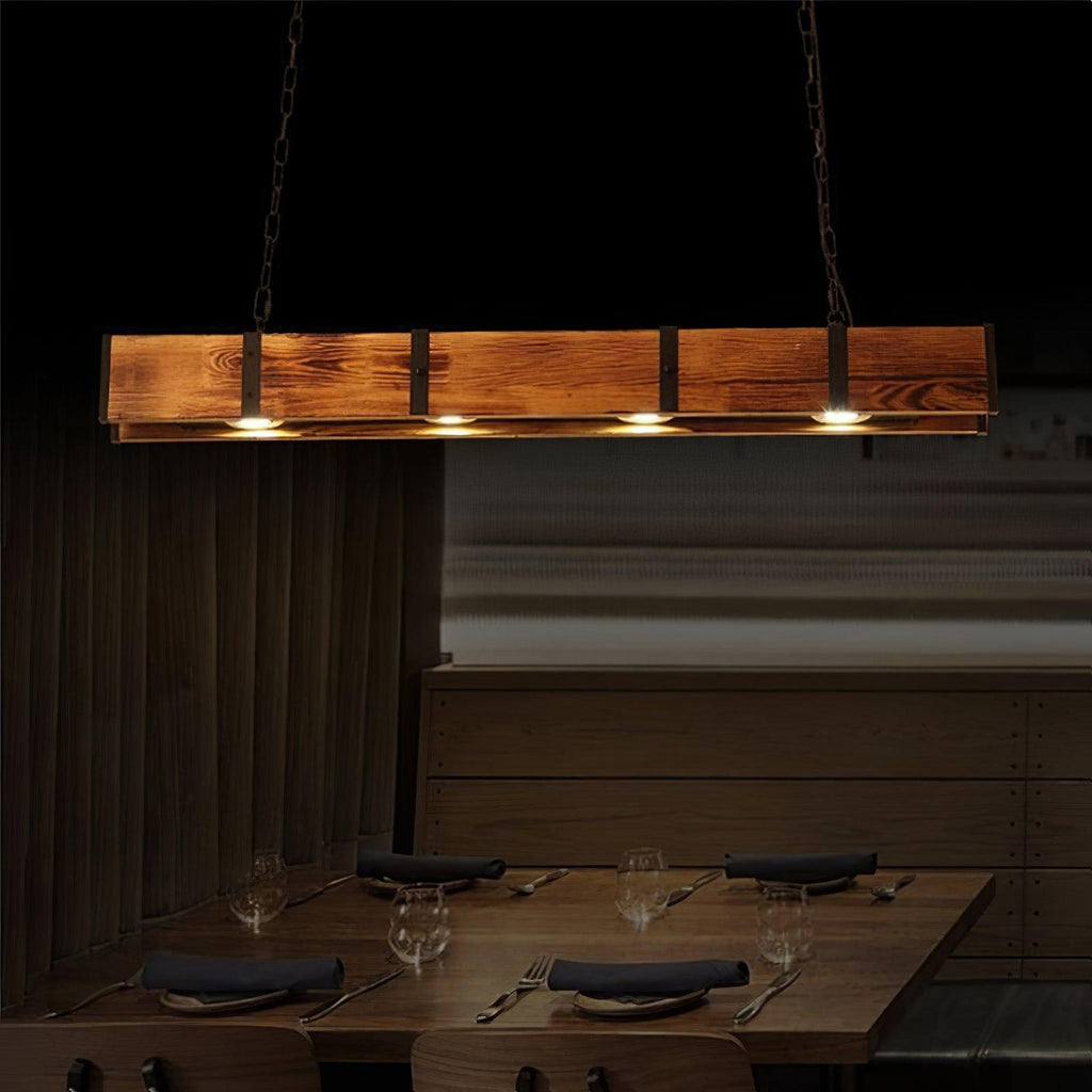 Arlenune Wood Chandelier-Moonnatur