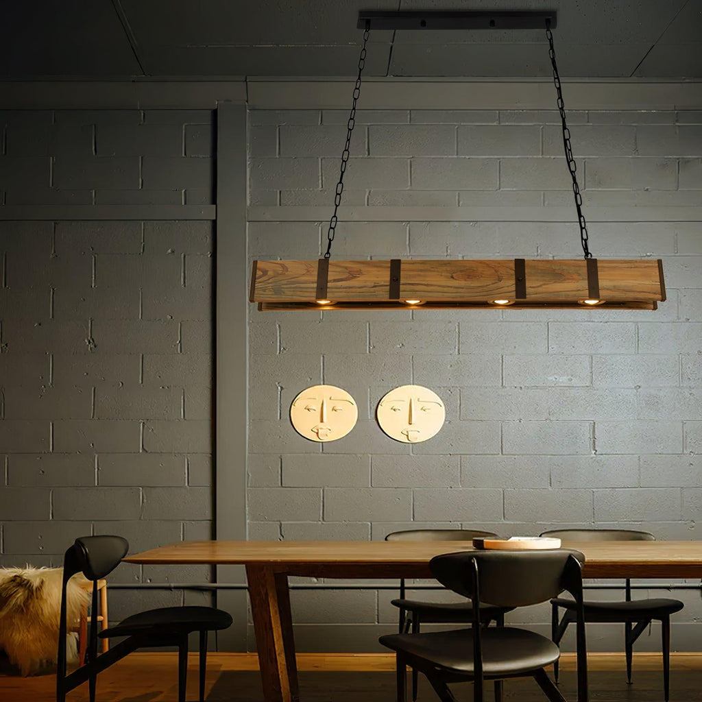 Arlenune Wood Chandelier-Moonnatur