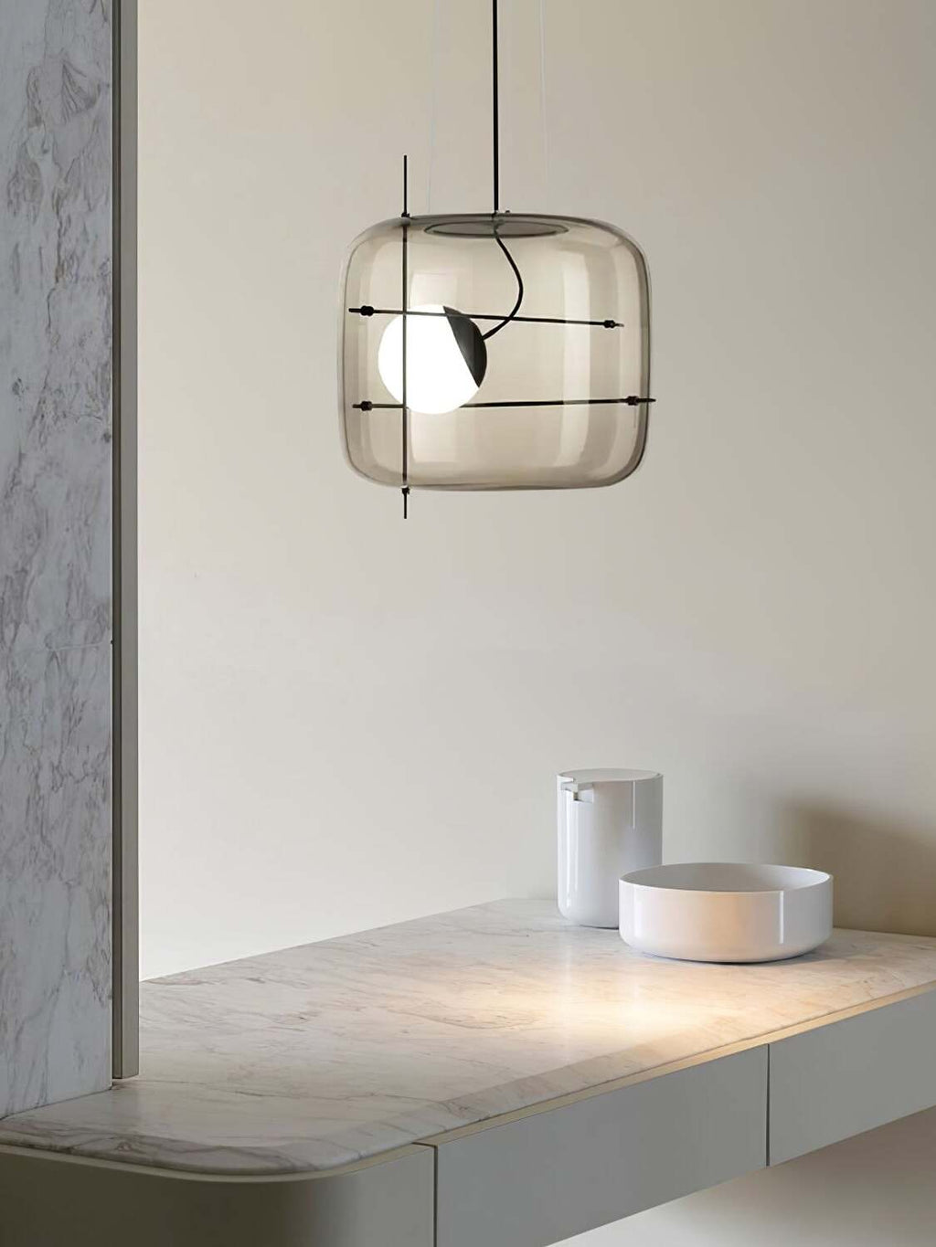 Oakenis Glass Pendant Light-Moonnatur