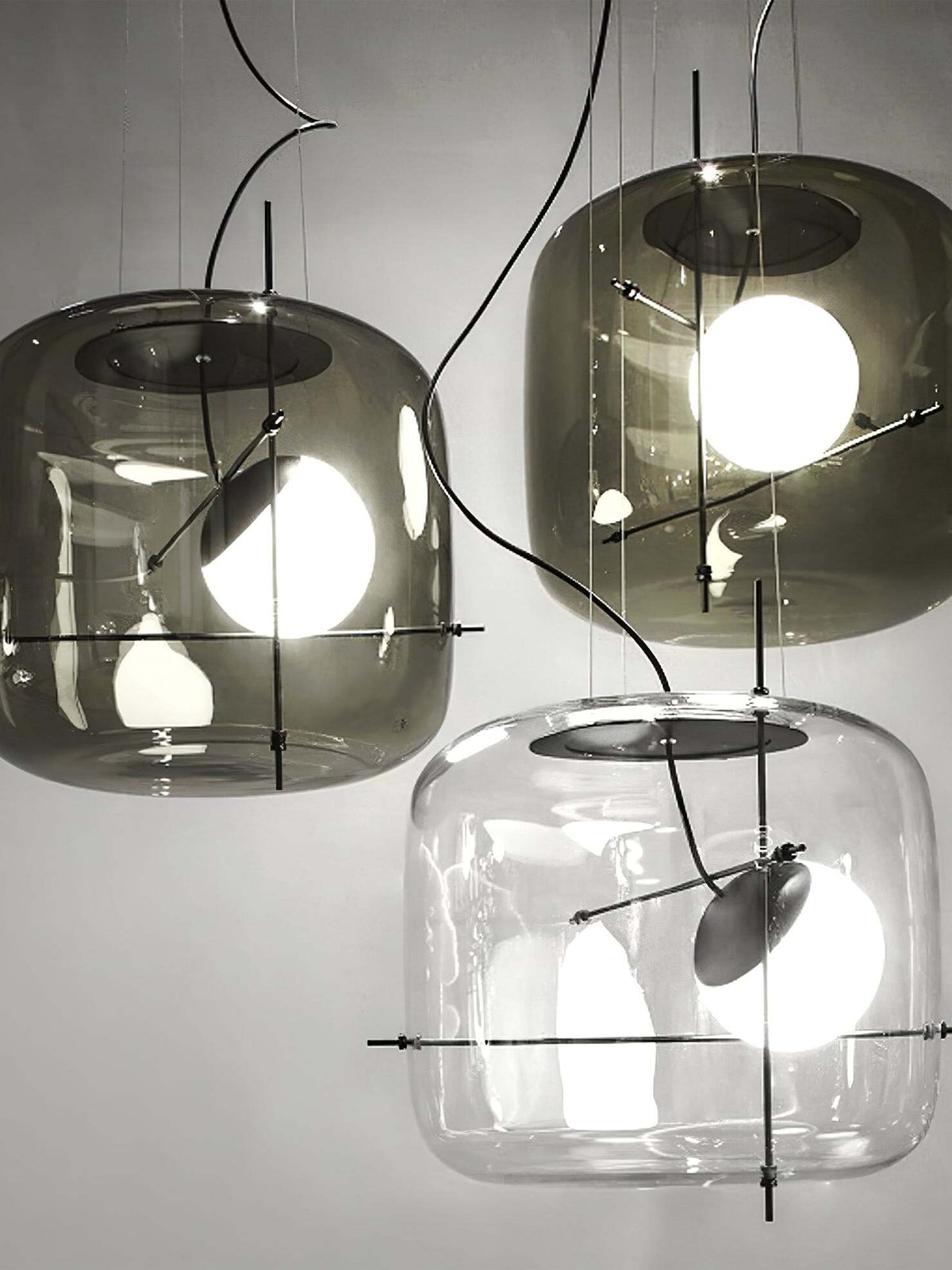 Oakenis Glass Pendant Light-Moonnatur