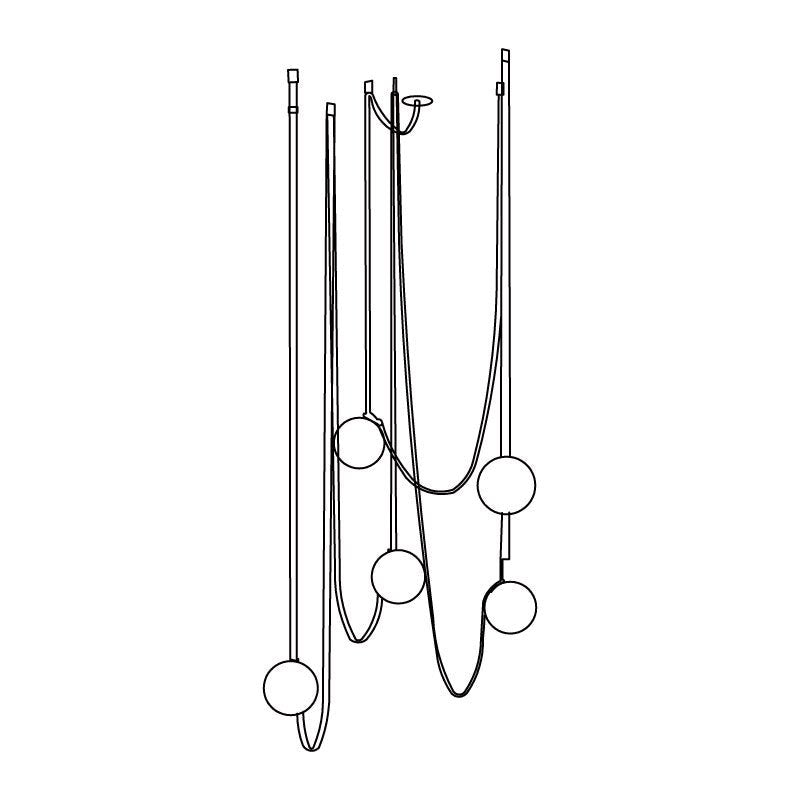 Xerelle Glass Pendant Lamp-Moonnatur