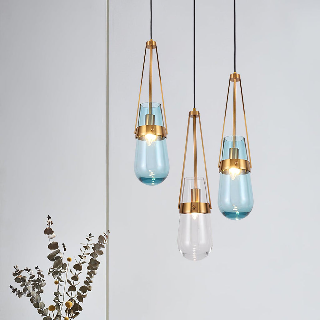 Keldelwick Glass Pendant Light-Moonnatur