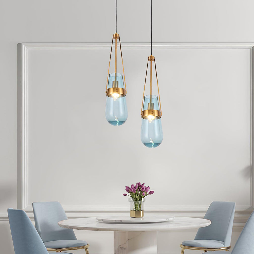 Keldelwick Glass Pendant Light-Moonnatur