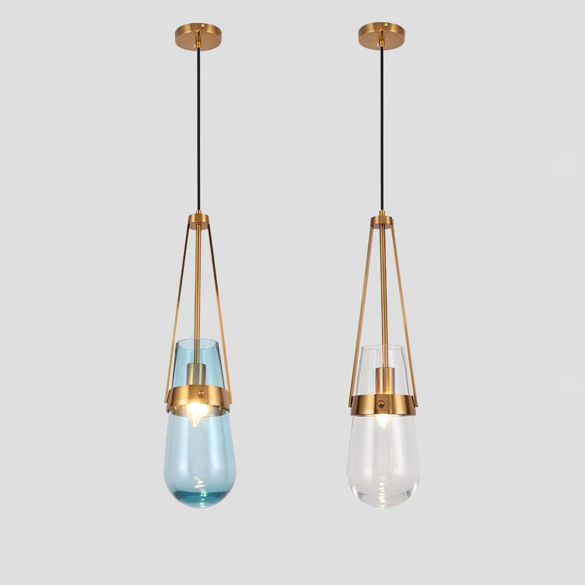 Keldelwick Glass Pendant Light-Moonnatur