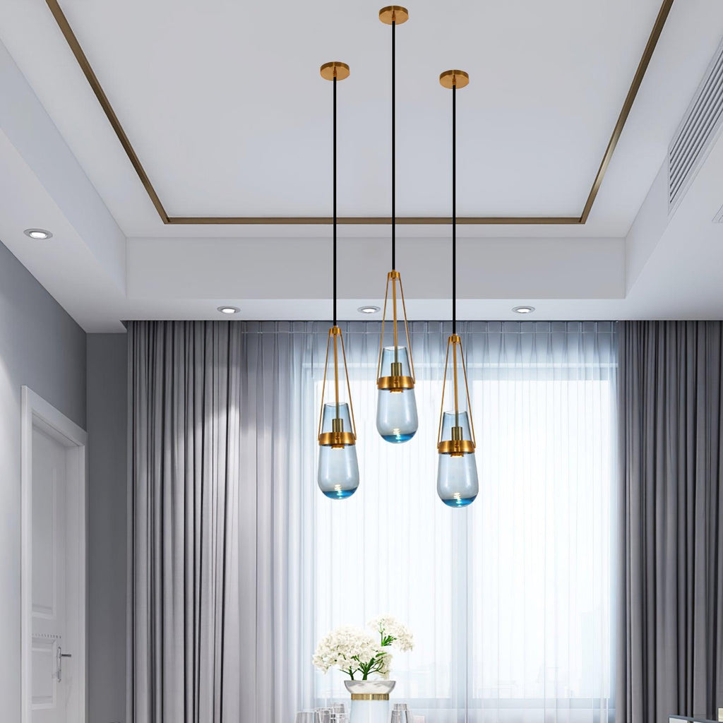Keldelwick Glass Pendant Light-Moonnatur