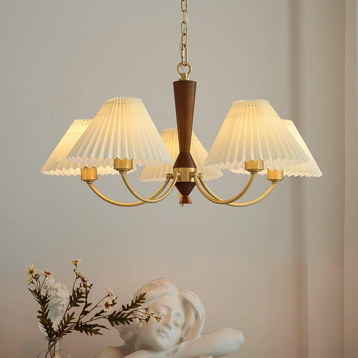 Hadrenara Fabric Chandelier-Moonnatur