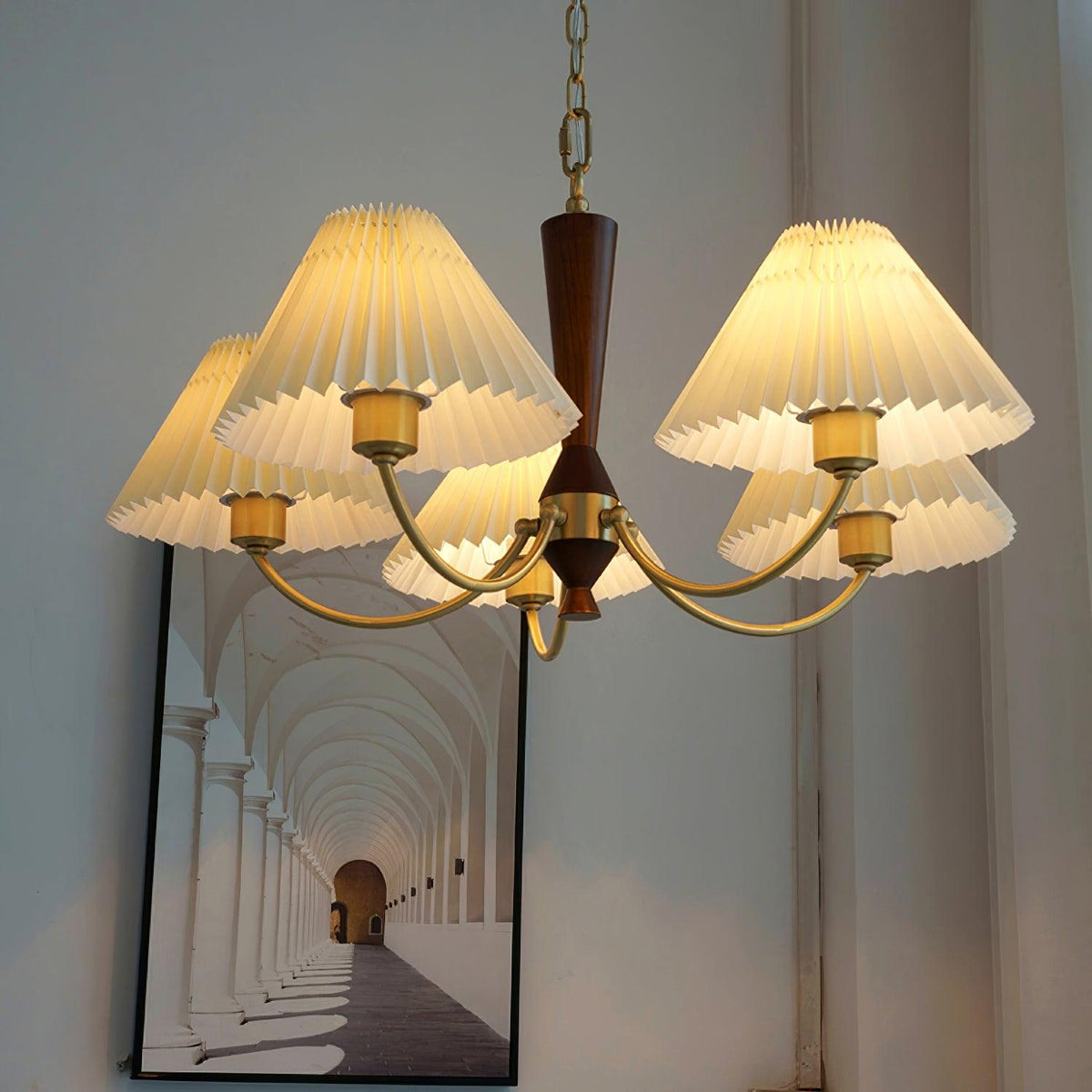 Hadrenara Fabric Chandelier-Moonnatur