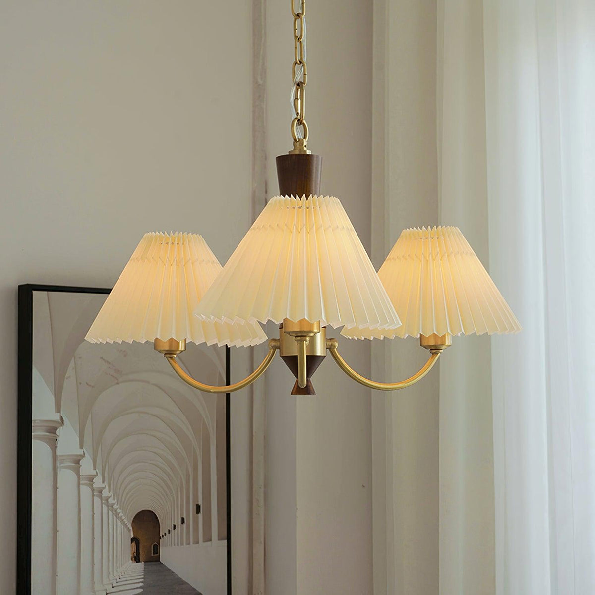 Hadrenara Fabric Chandelier-Moonnatur