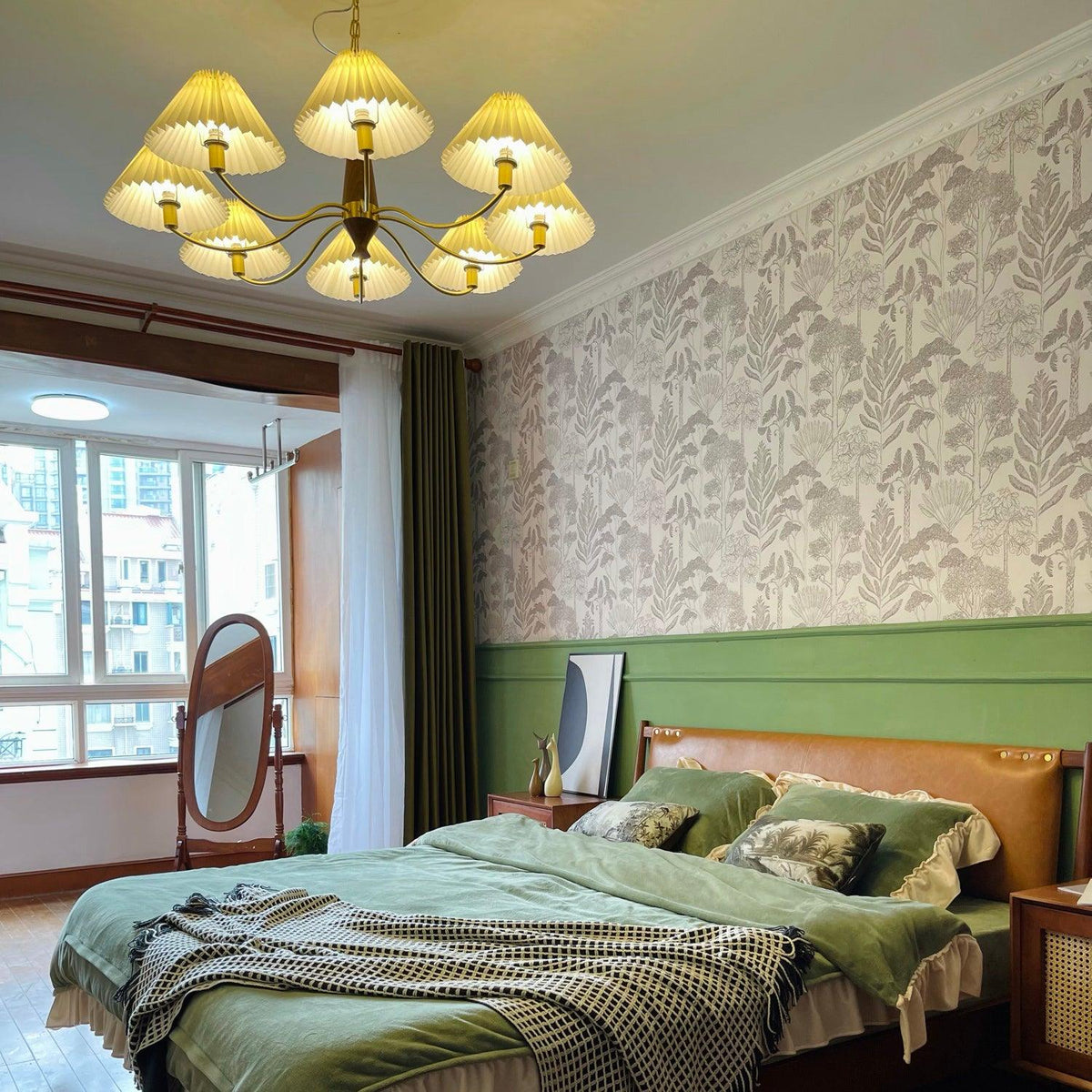 Hadrenara Fabric Chandelier-Moonnatur