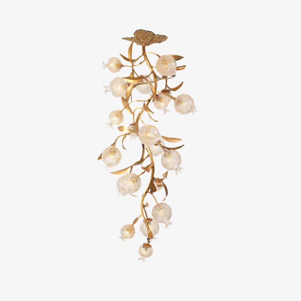 Qamelle Glass Ceiling Lamp-Moonnatur