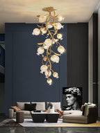Qamelle Glass Ceiling Lamp-Moonnatur