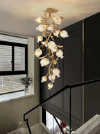 Qamelle Glass Ceiling Lamp-Moonnatur