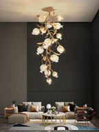 Qamelle Glass Ceiling Lamp-Moonnatur