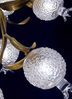 Qamelle Glass Ceiling Lamp-Moonnatur