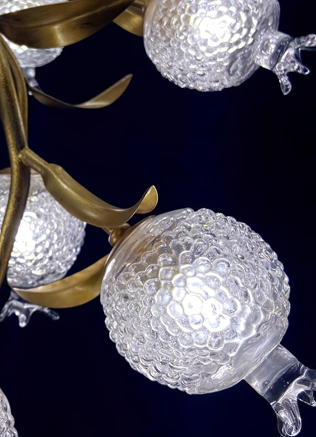 Qamelle Glass Ceiling Lamp-Moonnatur