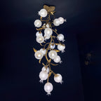 Qamelle Glass Ceiling Lamp-Moonnatur