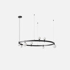 Frenora Glass Chandelier-Moonnatur