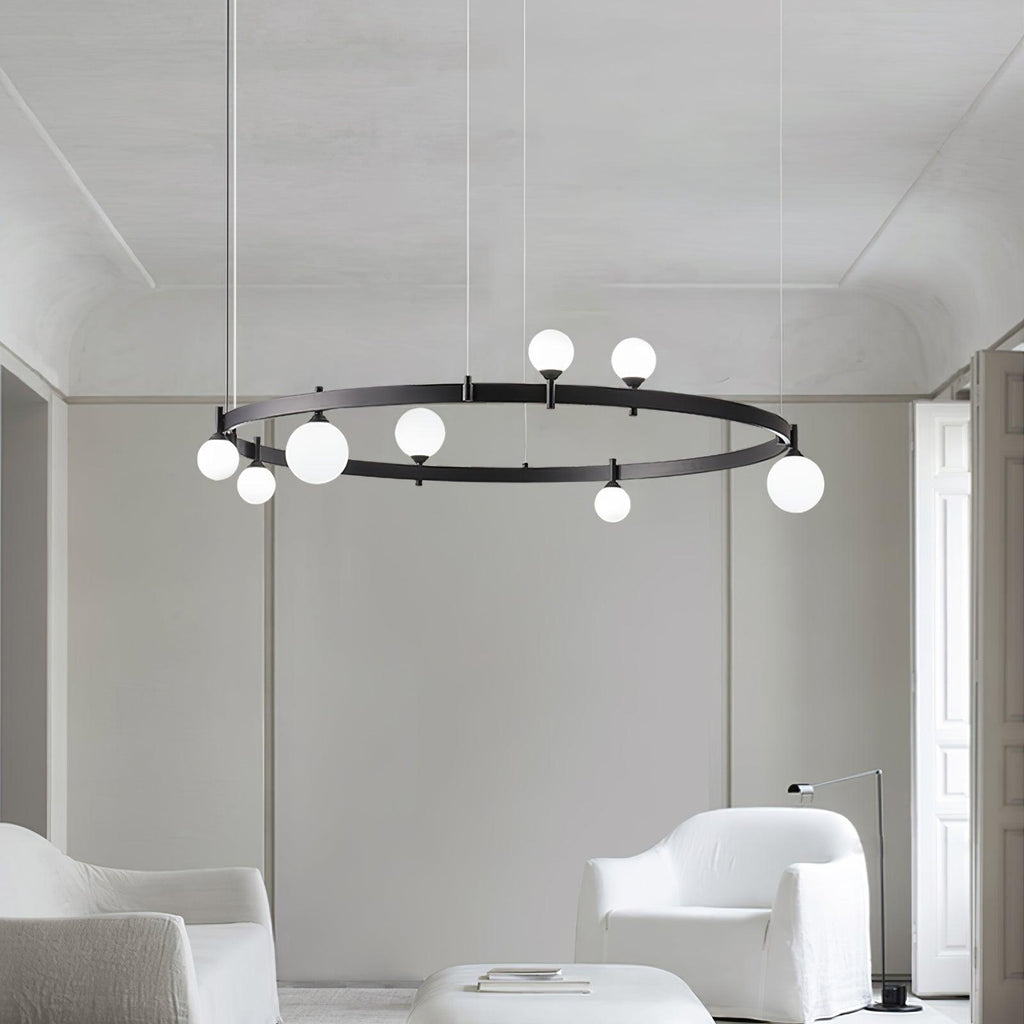Frenora Glass Chandelier-Moonnatur