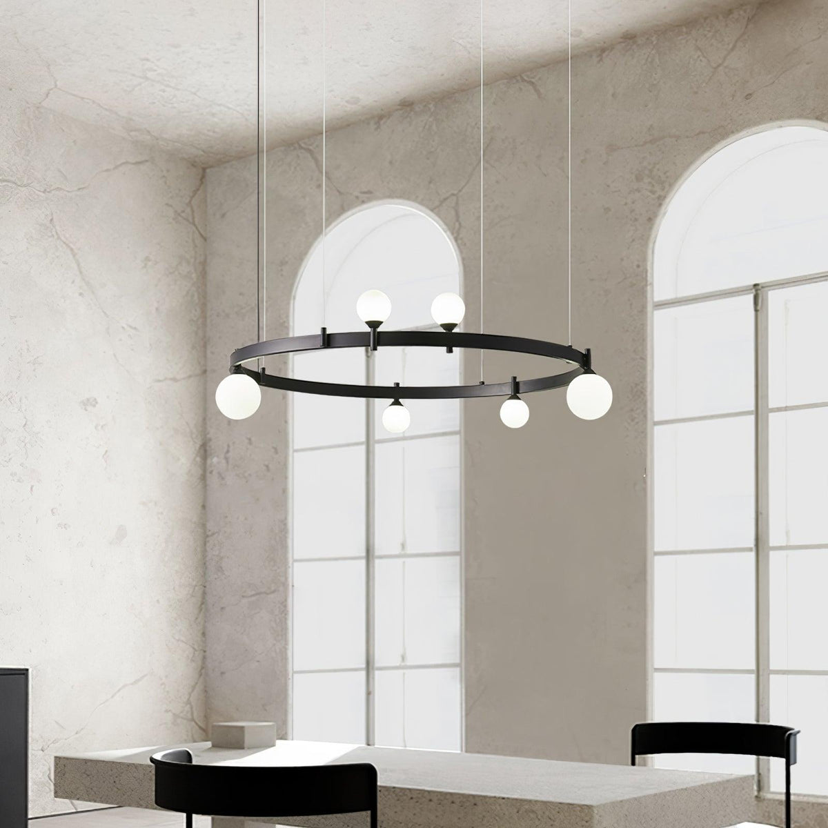 Frenora Glass Chandelier-Moonnatur