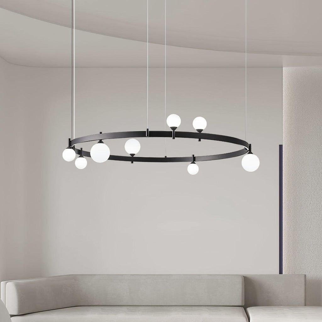 Frenora Glass Chandelier-Moonnatur
