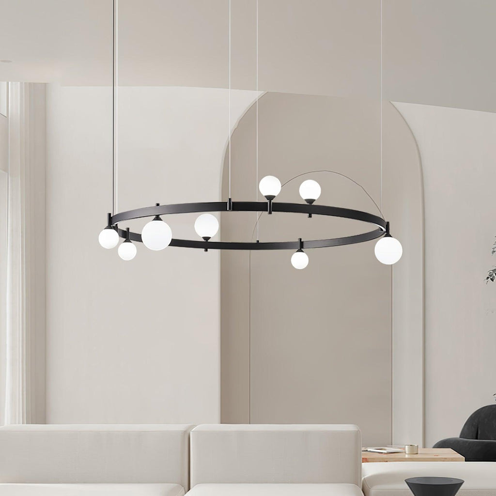 Frenora Glass Chandelier-Moonnatur