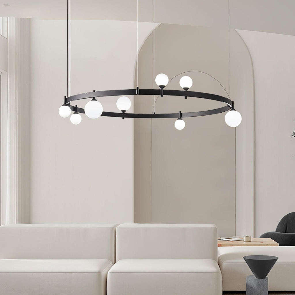 Frenora Glass Chandelier-Moonnatur