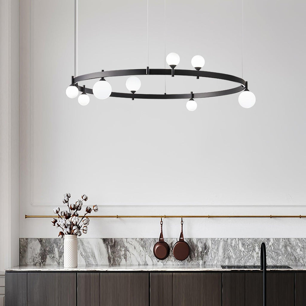 Frenora Glass Chandelier-Moonnatur