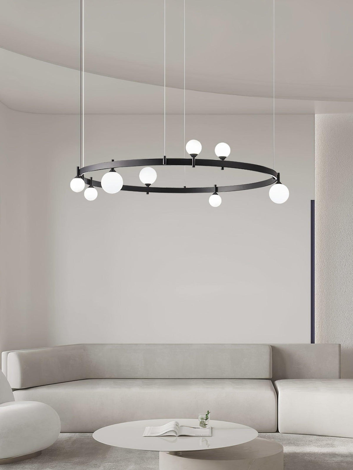 Frenora Glass Chandelier-Moonnatur