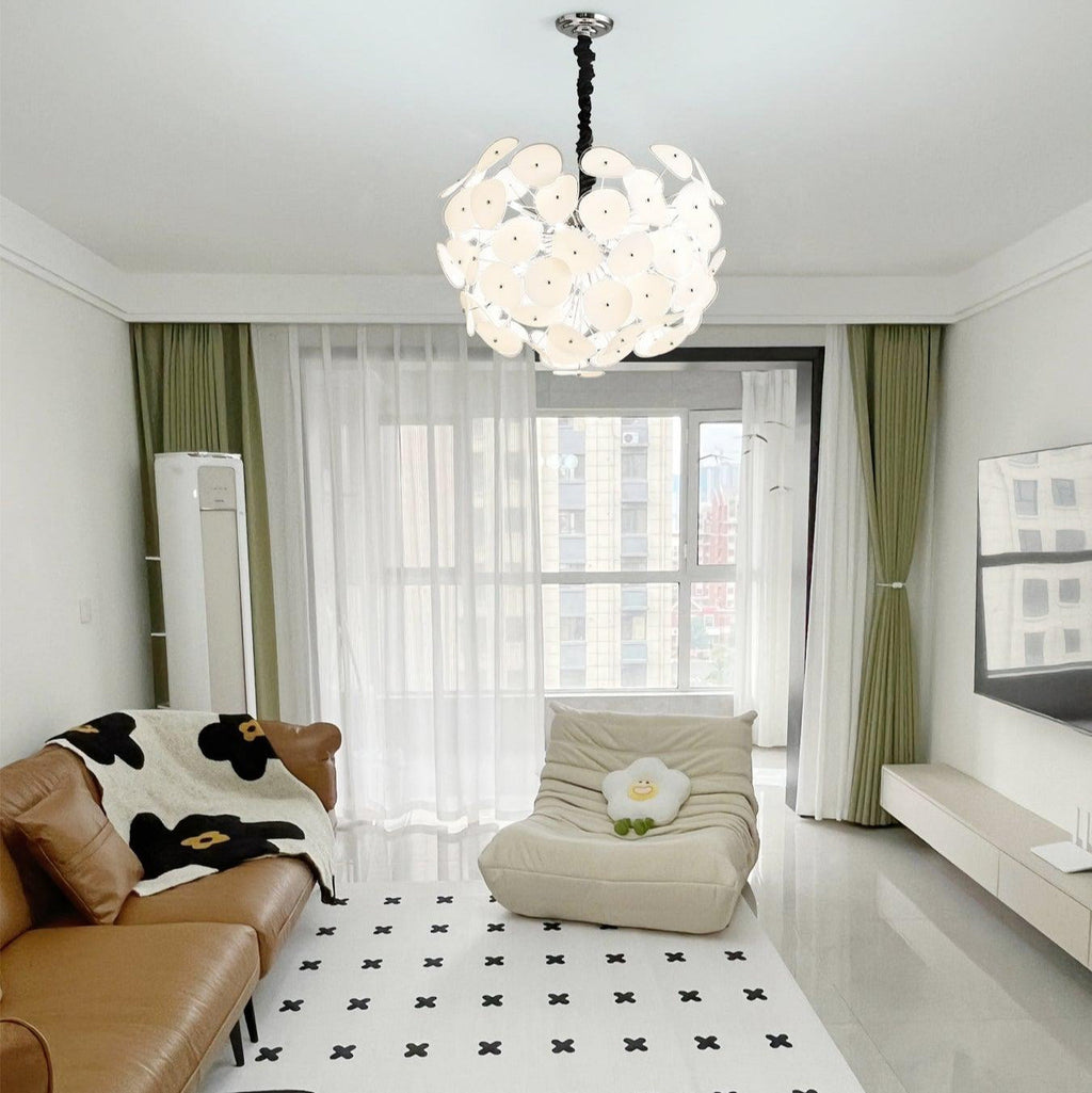 Langrenenelle Glass Chandelier-Moonnatur