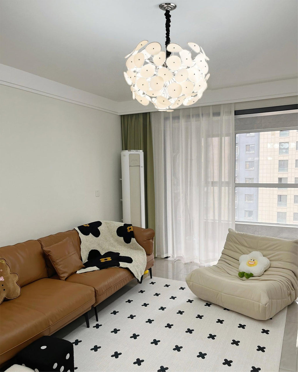 Galdenora Glass Chandelier-Moonnatur