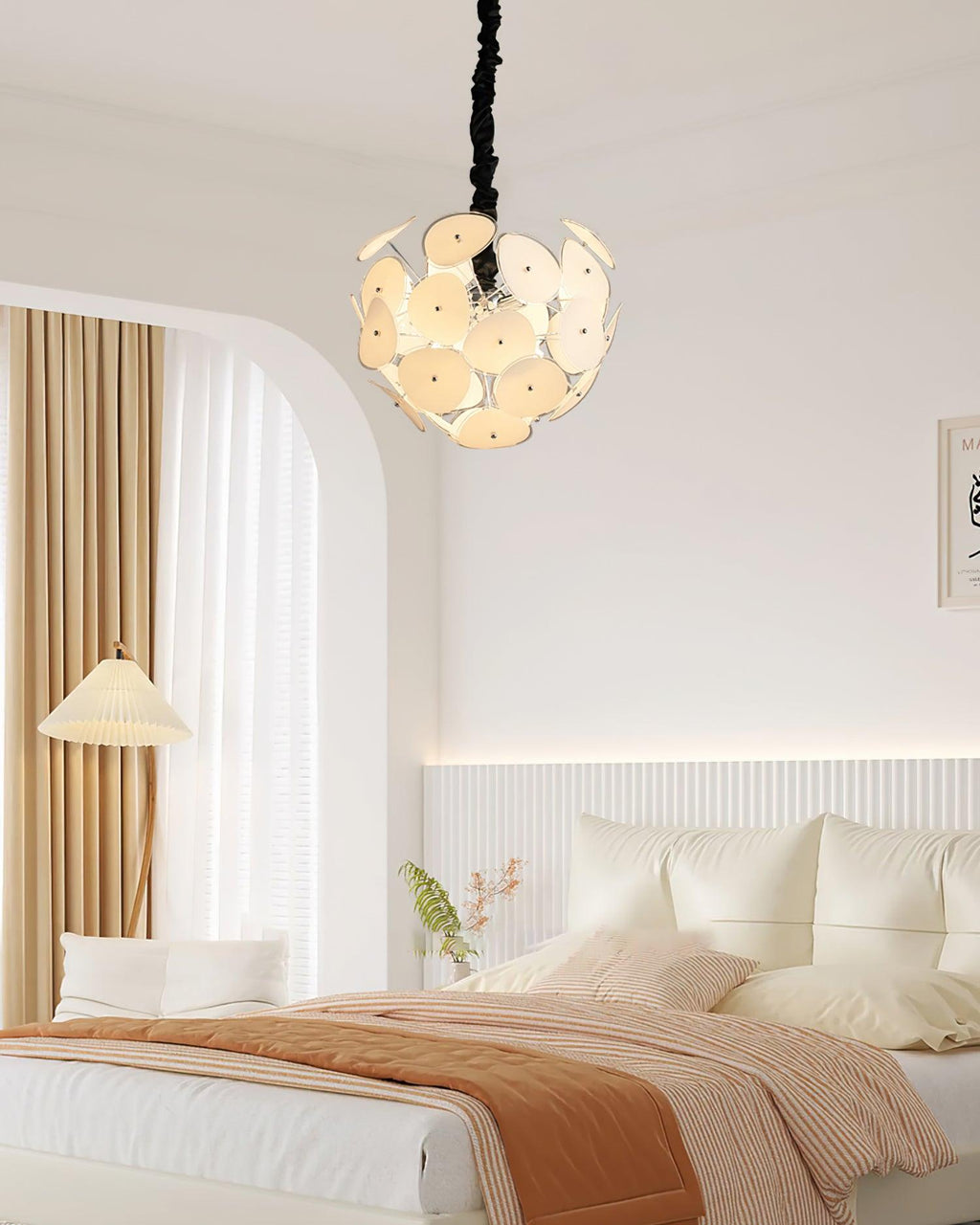 Galdenora Glass Chandelier-Moonnatur